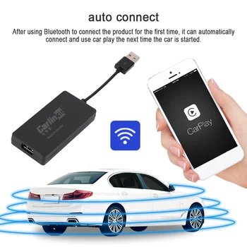 USB auto play Bezdrôtové Carplay Dongle pre Android Navigáciu do Auta pre Apple Carplay Modul Auto Smart Telefónu USB Adaptér Carplay