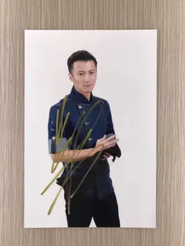 Podpísané Nicholas Tse autographed pôvodnú fotografiu 6 palcov ping 9 verzie 062017