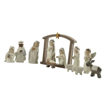 Vianočné Betlehemom Náboženské Dekor Socha Socha, Regálové Dekor Akcenty, Cirkvi, Dekoračné Figúrky Miniatúr