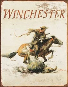 Winchester Strelných Zbraní Logo Tin Prihlásiť Stenu Decor