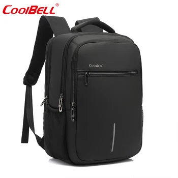 COOLBELL Backpack 15.6 palcový Notebook Backpack Vonkajší Mokré A Suché Batoh Módne Business Travel Proti krádeži Karty Batoh
