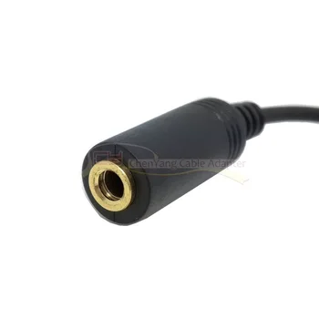 RC - 045-90 stupňov ohýbať tri pól 3,5 mm samec, samica headset predlžovací kábel audio Audio predlžovací kábel