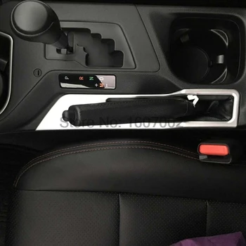 Pre Toyota RAV4 2016 ABS Matný Ručné Brzdy, Parkovacia Brzda Kryt Výbava Interiéru Líšt Iba Na Ľavej Strane Vodiča Auta Styling