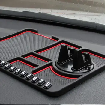 Multifunkčné Auto Anti-Slip Mat Držiaka Telefónu Stick Pad pre Toyota Camry Corolla RAV4 CHR Prodo Avalon Land Cruiser Prius