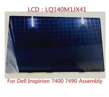 Pre Dell Inspirion 7400 7490 Notebook DP/N 02T3C8 LQ0DASC701 LQ140M1JX41 LCD LED Dotykový Displej Digitalizátorom. Sklo Náhradné Zhromaždenie