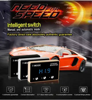 LED digitálne Auto Elektronický Plynový Pedál,auto Sprint Silné Silné Booster power converter pre Lotus série Proton série