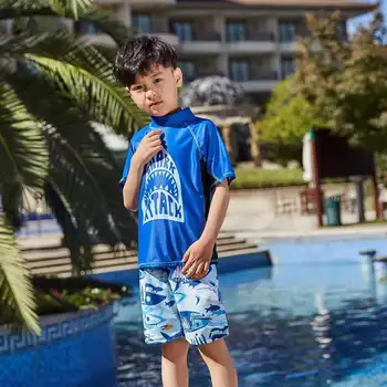 Značky Deti Plavky, Oblečenie Sady Plávanie Košele+Šachty Deti Plavky Batoľa Chlapci Športové Oblečenie