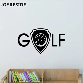JOYRESIDE Golf Citácie Golf Vzor Stenu Kotúča, Športová Hra, Stena Nálepky Umenie Vinyl Výzdoba Domov Herňa Dekor Interiéru A1166
