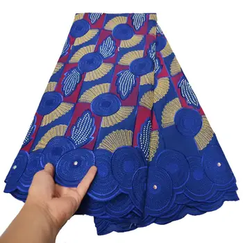 Vysoko Kvalitné Švajčiarske Voile Čipky Wholesales Najnovšie Afriky Voile Šnúrky 2020 Suché Bavlnené Textílie, Čipky Pre Ženy 5yards CLP-441