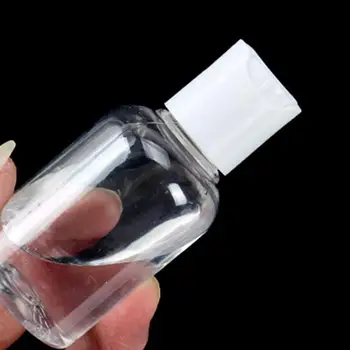 1pc 50 ml Transparentná Cestovné Fľaše viacúčelové Plastové Okno do fliaš make-up Krém Jar Chiaki Kryt Lotion Stlačte C8V0