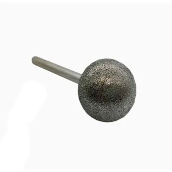 20pcs Šmirgeľ loptu rezbárske nástroje elektrolyticky pokrývajú diamantové brúsne ihly sférické brúsenie prút pre rytie & leštenie