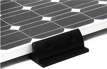 Solárny panel krátkej strane mount 180 mm, ABS plast, Čierna farba,solárne držiak