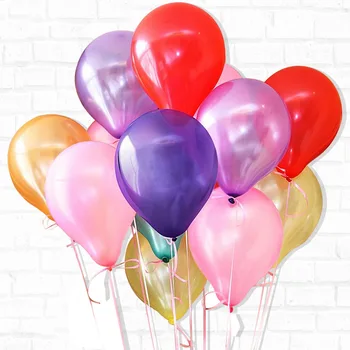 10pcs/lot 10 palcový 1,5 g Pearl latexové balóny vzduchu gule narodeninovej party balónikov svadobné dekorácie hélium balón strana dodávky