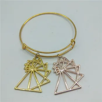 Horúce Jednoduché Trojuholník Prívesky, Pytagoras Triangleswristband,Geometrie, Prívesky, Prázdninový darčeky ženy Šperky