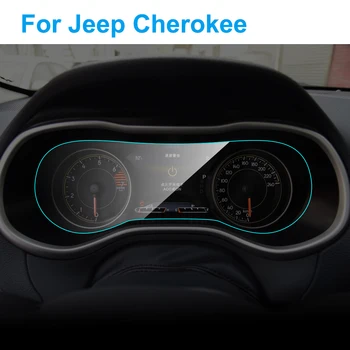 Pre Jeep Cherokee-19 Interiéru Auta Prístrojový Panel Screen Protector Tabuli Membrána TPU Ochranný Film Auto Príslušenstvo