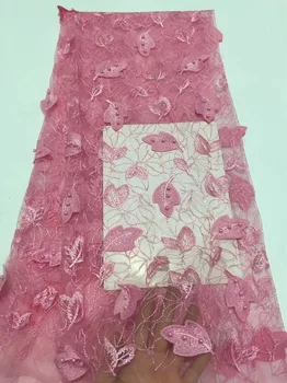Ružová Výšivky Oka Tylu Čipky Textílie S Nigéria Svadobné Šaty Čipky Módne Afriky Francúzsky Čistý Čipky Textílie