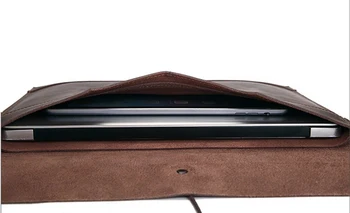 Originálne Kožené Laptop Taška Pre MacBook 11 12 13 13.3 15.4 palcový Notebook Taška Case pre MacBook Air 13 Pro13 15 Taška Vodotesné puzdro