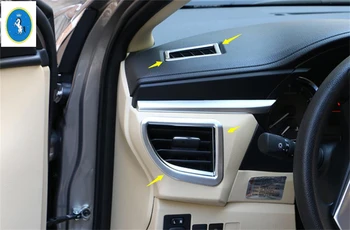 Yimaautotrims Auto Príslušenstvo Panel Klimatizácia AC Zásuvky Otvor Kryt Výbava vhodné Pre Toyota Corolla 2016 ABS