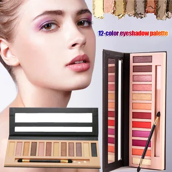 12 Farieb Eyeshadow Makeup Paleta Dlhotrvajúci Očný Tieň Kozmetika pre Ženy @ME88