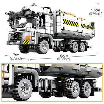 SEMBO Inžinierstva Technickej Mesto Truck Stavebné Bloky, Model Dirt Dopravu Nákladných vozidiel Inžinierstva vozidla Mini Údaje Hračky Pre Chlapcov