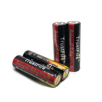 18pcs/veľa TrustFire Chránené 18650 Farebné Batéria 3,7 V 2400mAh Fotoaparát Baterky Baterky Nabíjacie Li-ion Batérie s PCB