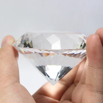 60 mm Priemer Transparentné Krištáľové Sklo Diamond Domáce Dekorácie Príslušenstvo