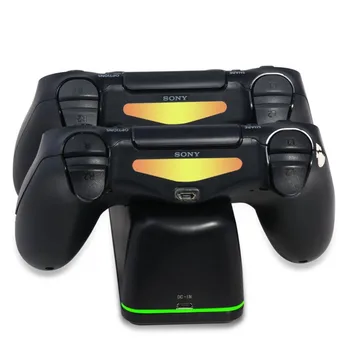 Univerzálna Dvojitá Nabíjačka s Stav Nabíjania Displej pre PlayStation 4 / PS4 Slim / PS4 Pro Controller