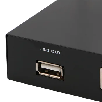 2 Porty USB2.0 Zdieľanie Prístroj Prepnite Prepínač Adaptéra Pole Pre PC, Skener, Tlačiareň E5BA