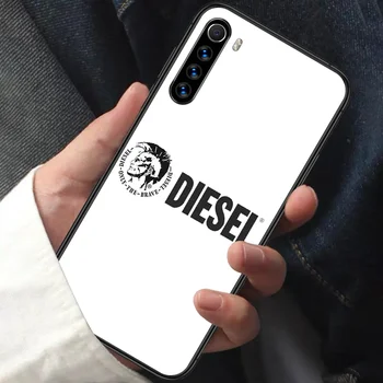 Taliansku Značku Diesel Telefón puzdro Pre XIAO Redmi Poznámka 5 7 8 T 9 6A 7A 8A 9S K 20 30 Pro black Coque Mäkké Nepremokavé Celkom Etui