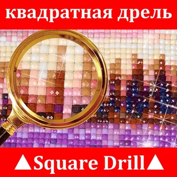 Full Round-Diamond výšivky 5D DIY Diamond maľovanie Cross stitch Medveď rodina Plné Námestie Diamond mozaika
