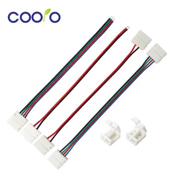 LED Pásy Konektory 2pin / 4pin 10 mm Vodotesné Zadarmo Zváranie Konektor pre RGB / jednofarebné LED Pásy 5 ks/veľa