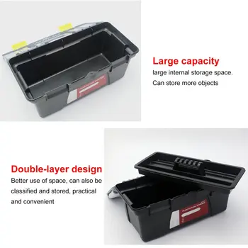 Prenosné S/M/L Veľkosť Plastové Hardvéru Toolbox Domácnosti Multifunkčné Údržba Nástrojov Auto Úložný Box Anti-jeseň Box