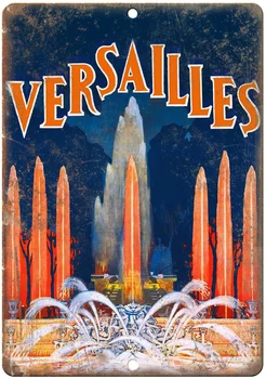 Versailles Vintage Cestovné Plagát, Inzerát Replika Kovové Prihlásiť