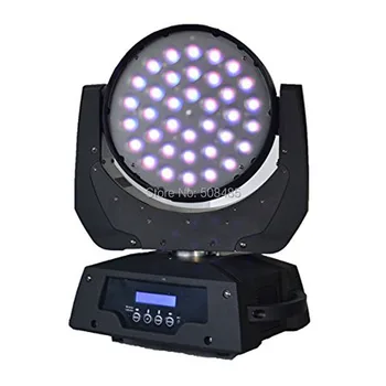 Panel LED zoom Svetlo 36 * 10w RGBW Pohyblivé Hlavy Svetla Ac90v ~ 260v Profesionálne Stage Dj / Bar / Home svetelný Efekt led lampa