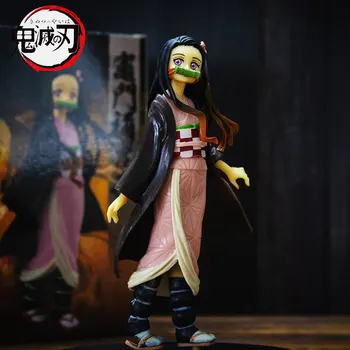Japonské Anime 16-18 cm Kimetsu č Yaiba Obrázok Tanjirou Nezuko Inosuke figúrka Démon Vrah Akcie Obrázok číselné údaje Model hračky