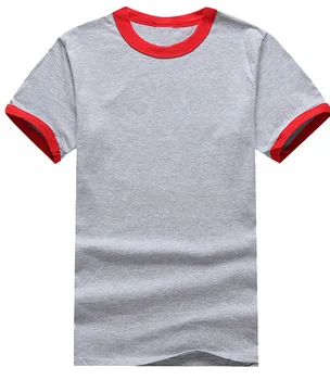 Značka pánske bavlna-krátke rukávy T-shirt mužov 2020 jar nové voľné trend pruhy šitie klesnutie tričko študentov xs-xxxl