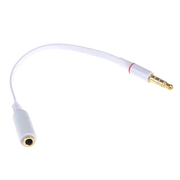 18 cm Mužov a Žien 3,5 mm USA Jack Audio Predlžovací Kábel Kábel 3.5 NS Slúchadlá Slúchadlá Reproduktor, Stereo Audio Káble Kábel