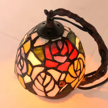 Tiffany Vitráže Nočné Svetlo Nočný Stolík Lampa Spálňa Svetlo Propagačné Dar, Darček K Narodeninám