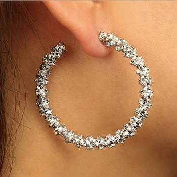 Jednoduché, Elegantné Veľké Kolo Geometrické Drop Náušnice pre Ženy Vyhlásenie Náušnice Brincos Šperky pendientes 3E756