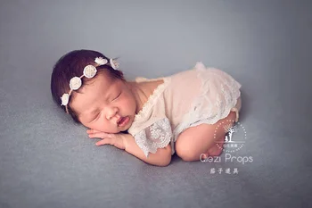 Novorodenca fotografie prop 13 farba mini petal ručné hlavový most farebné pokrývku hlavy