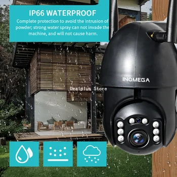 INQMEGA TUYA Smart WiFi IP Kamera 1080P HD Vonkajšie PTZ Kamery Bezdrôtové kamerové systémy Zabezpečenia Nepremokavé Cam Podporu Domovská stránka Google Alexa