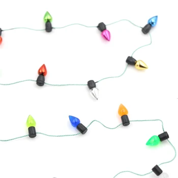 Nový Príchod 1m Jemné domček pre bábiky Miniatúrne Reťazec multi-farebné plastové Vianočné osvetlenie