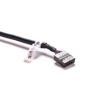 1PC 20 Pin USB 3.0 Bývanie Samec Na USB 2.0 9 Pin Doske Žena Adaptér, Dátový Kábel Pripojte Doske PC Prípade Port Konvertor
