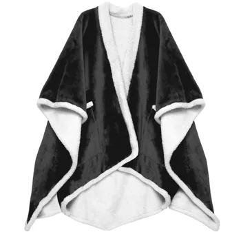 Cape cashmere žien zime teplý šál a cashmere zabalené ťažké šatkou deka detí cashmere osuška pončo deka