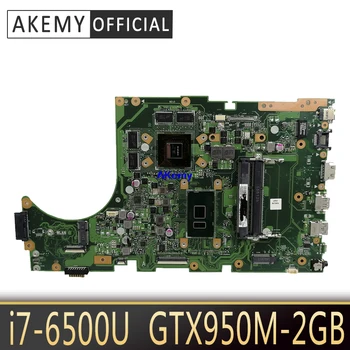 Akemy X756UX MAIN_BD./I7-6500U GTX950M-2GB Doske Pre Asus X756U X756UXM K756U X756UW X756UWK notebook doske test ok