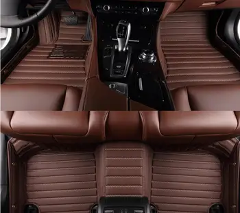 Vysoká kvalita! Vlastné špeciálne podlahové rohože pre Volvo V40 2019-2013 Ľahko sa čistí nosenie-odolávanie koberce pre V40 2016,doprava Zdarma