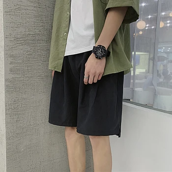 Hong Kong štýl letné športové pánske šortky kórejský módne voľné bežné nohavice all-zápas módnej značky in literárny päť-bod