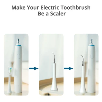 Ultrazvukové Scaler Tipy Handpiece pre Xiao Soocas Elektrická zubná Kefka Odstrániť Kalkul Plaku, Zubného Škvrna