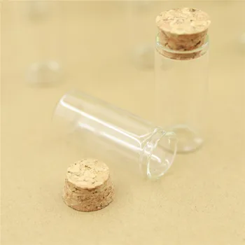 50pcs/veľa Sklenené Fľaše 22*50mm Skúmavky Korkovou Zátkou Mini Korenie Fľaše, Nádoby Malé DIY Pohárov Ampulky Drobné sklenené Fľaše