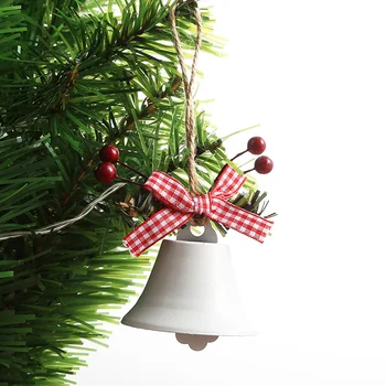 Vianočné ozdoby Bell Visí Prívesok Jingle Bell Maľované Vianočné Zvony Stromu Visí Zvon Dekorácie Domova Deti Darček